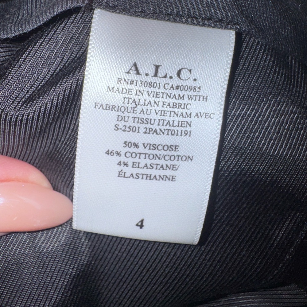 A.L.C. Sophie Pant Flared Trousers in Evening Blue NWT - Picture 9 of 10